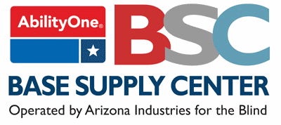 The AIB Base Supply Center Logo